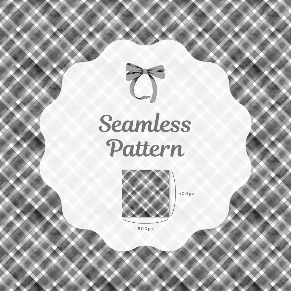 シームレスパターン素材 10枚【チェック①】