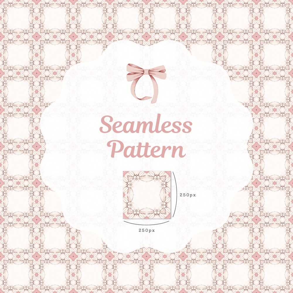 シームレスパターン素材 10枚【タイル③】