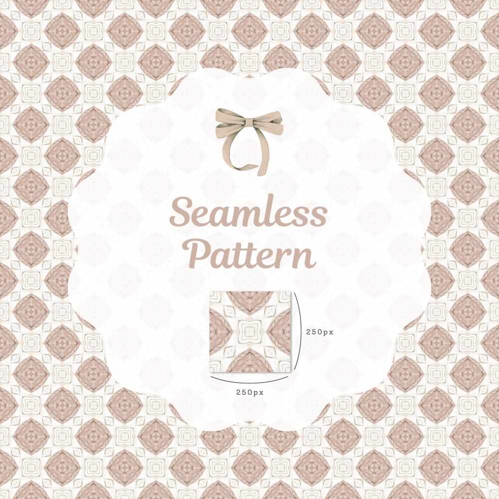 シームレスパターン素材 10枚【タイル③】