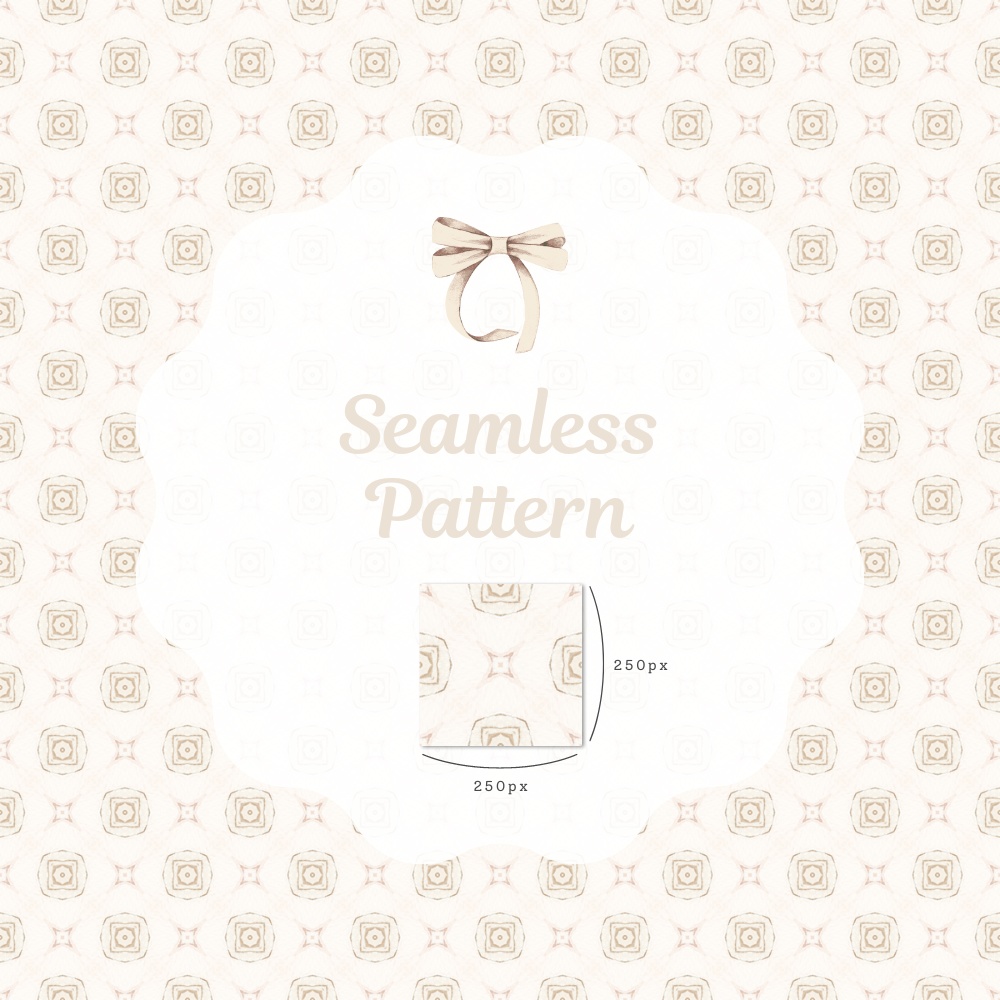 シームレスパターン素材 10枚【タイル③】