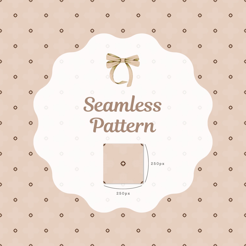 シームレスパターン素材 10枚【タイル④】