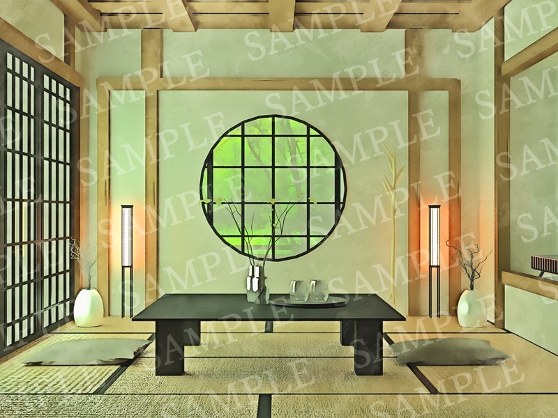 背景イラスト素材【和風①】