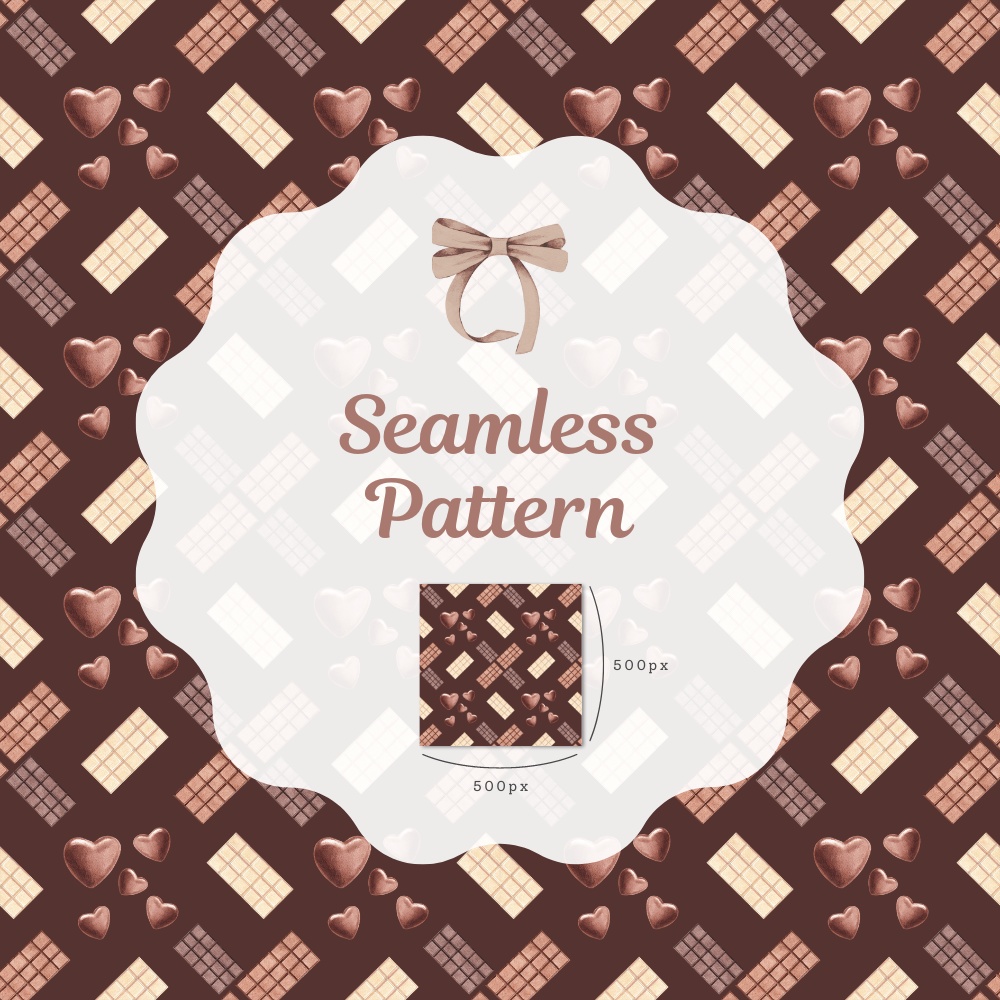 シームレスパターン素材 10枚【カフェ①】