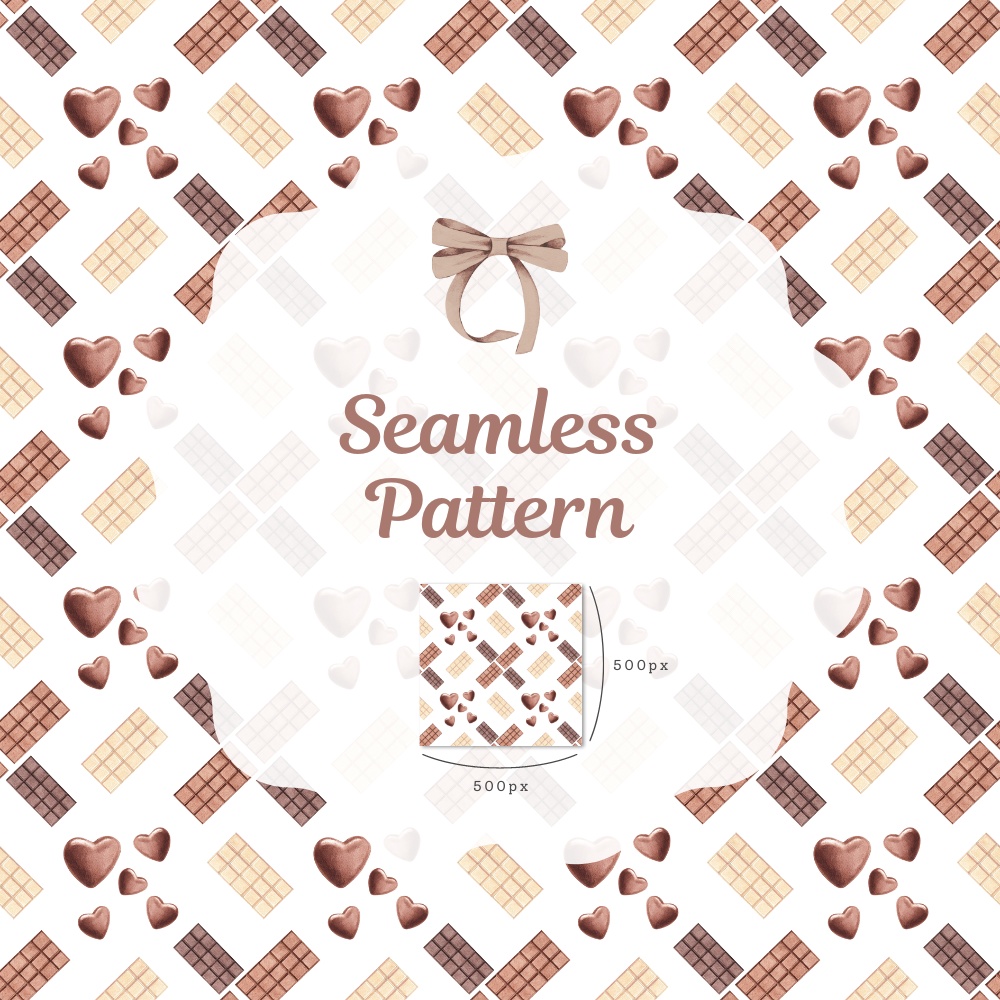 シームレスパターン素材 10枚【カフェ①】