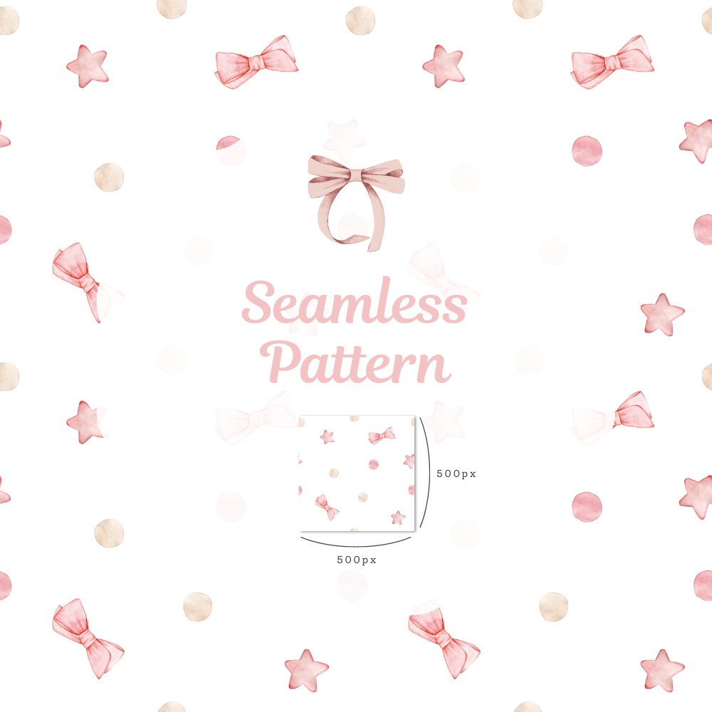 シームレスパターン素材 10枚【ドット①】