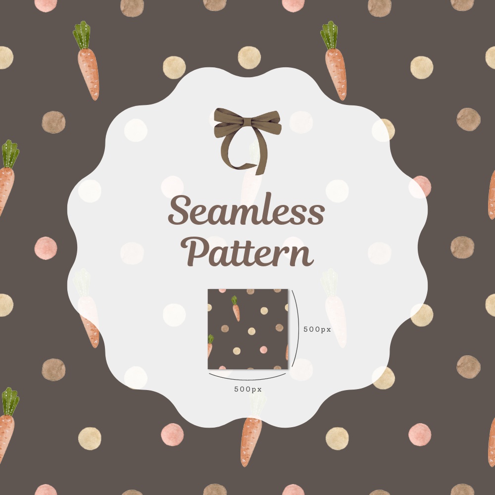 シームレスパターン素材 10枚【ドット①】