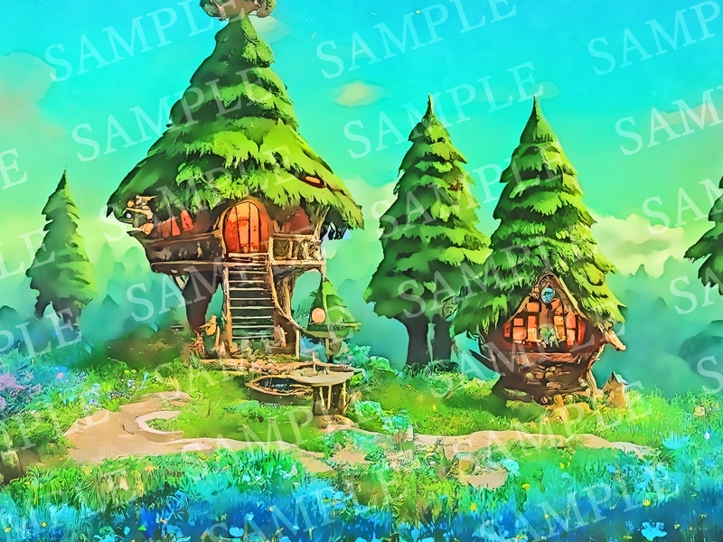 背景イラスト素材【ファンタジー①】