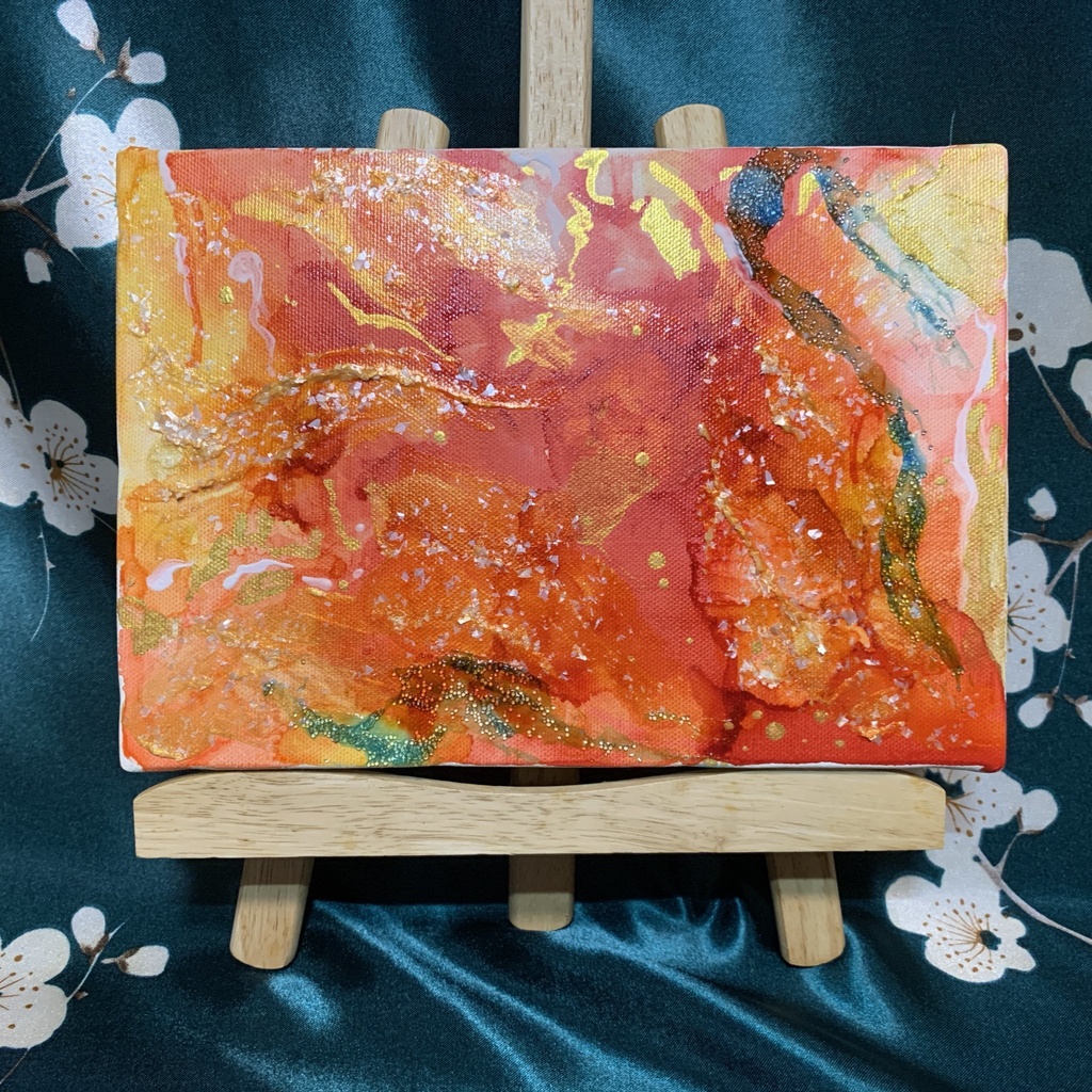 『宴炎』【F6キャンバス】