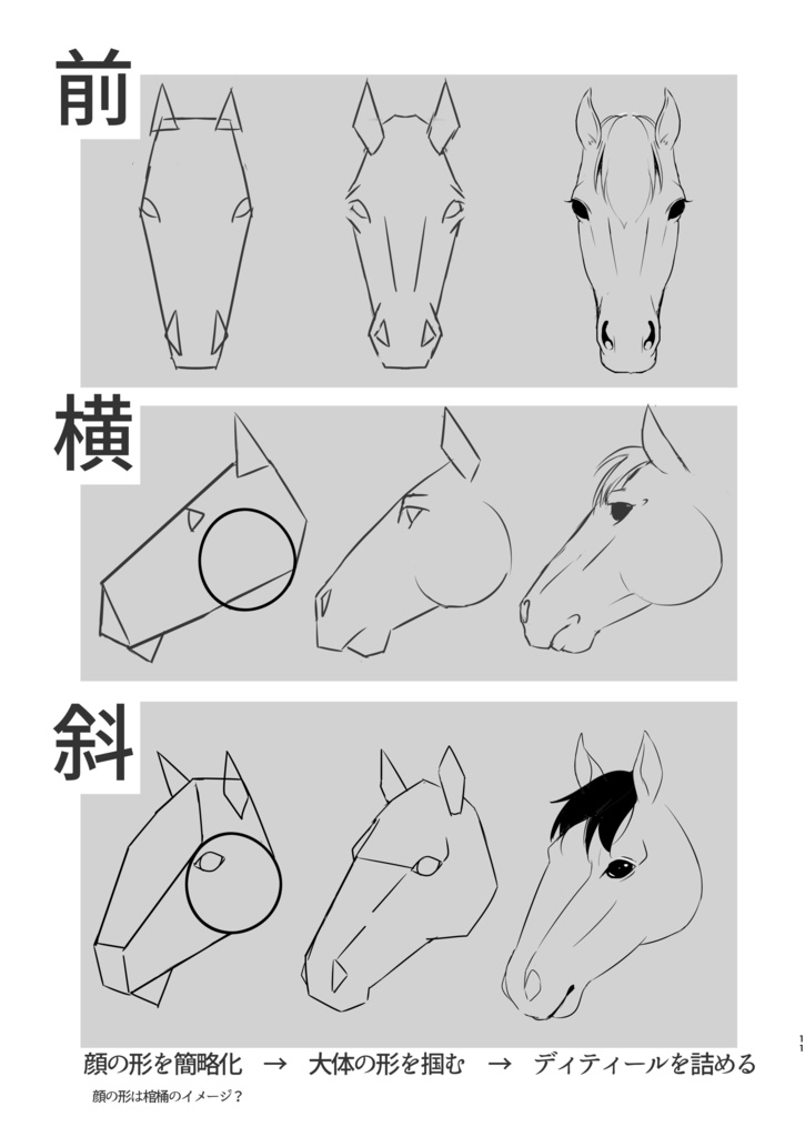 ゲームデザイナーが描く映える馬を描くコツ