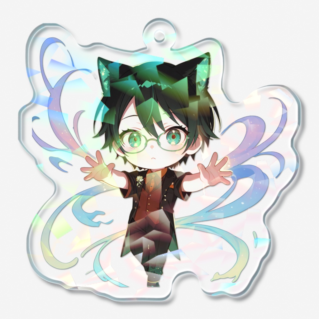 QoziKojiクリスタルアクキー