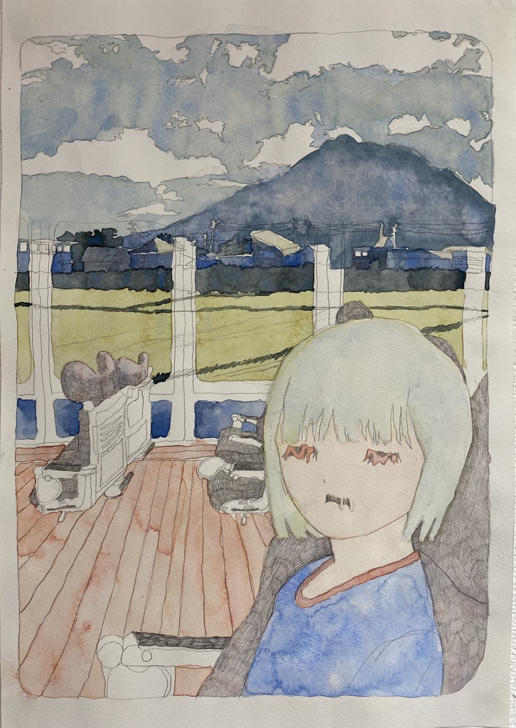 原画「両目」