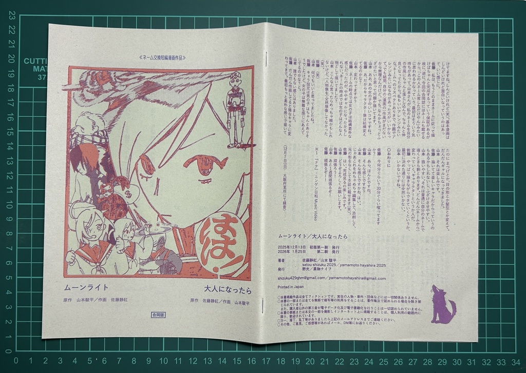 漫画合同誌「ムーンライト / 大人になったら」