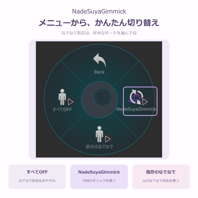 NadeSuyaGimmick|たゆた専用 なでなでギミック