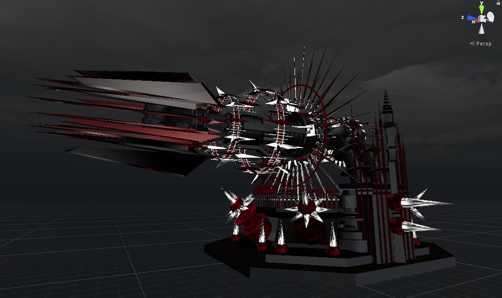 【3Dモデル】Gothic Gatling