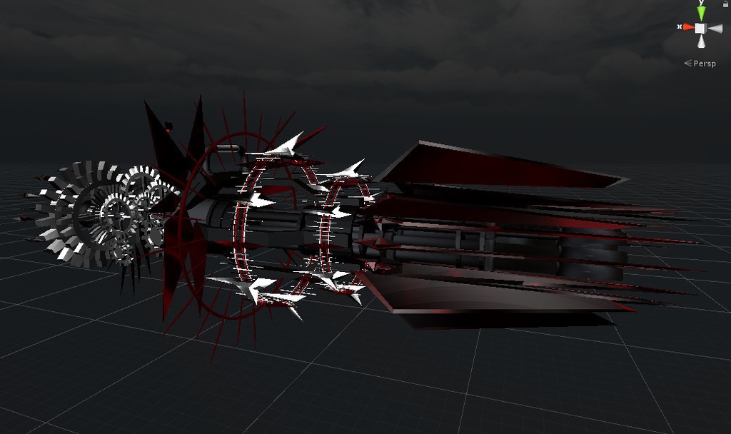 【3Dモデル】Gothic Gatling