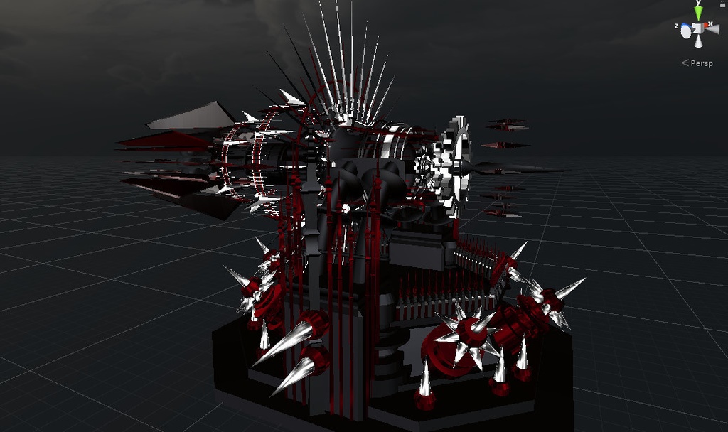 【3Dモデル】Gothic Gatling