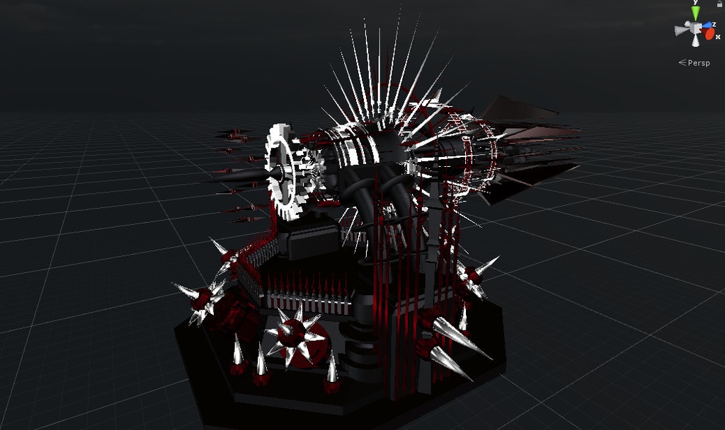 【3Dモデル】Gothic Gatling