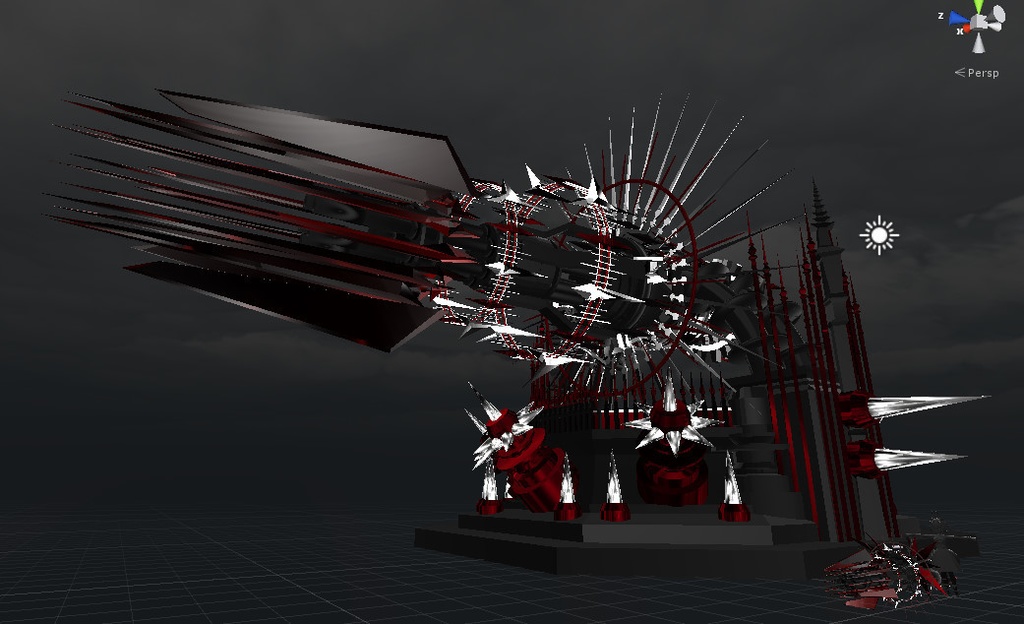 【3Dモデル】Gothic Gatling
