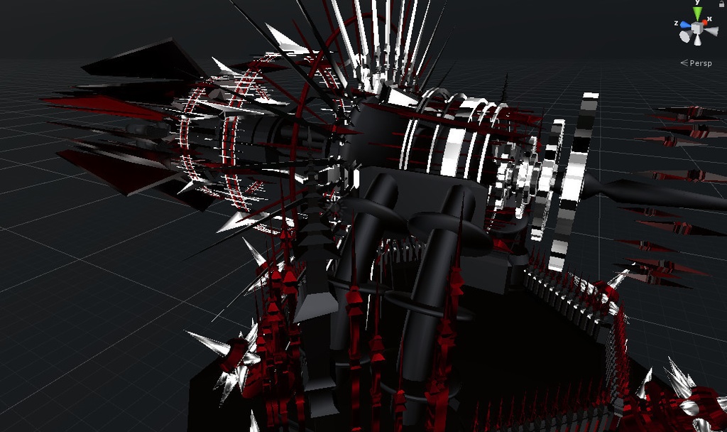 【3Dモデル】Gothic Gatling