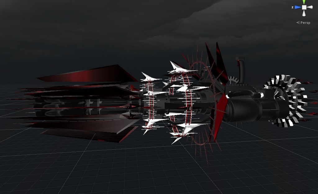 【3Dモデル】Gothic Gatling