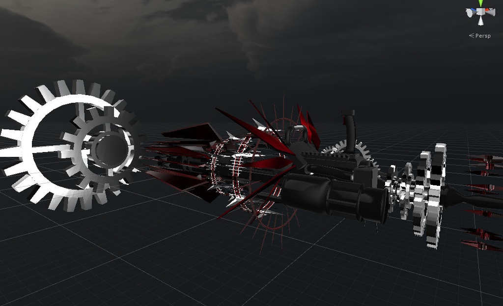 【3Dモデル】Gothic Gatling