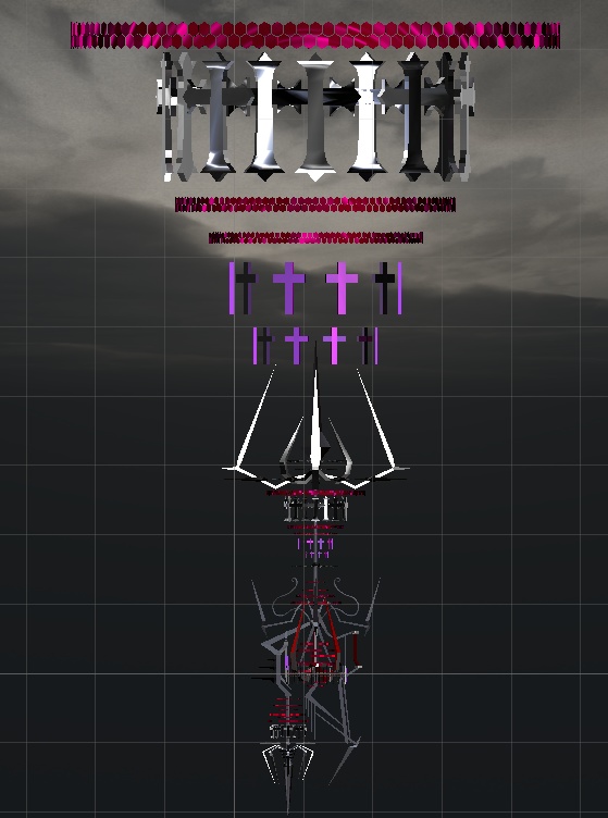 【3Dモデル】Gothic Weapons