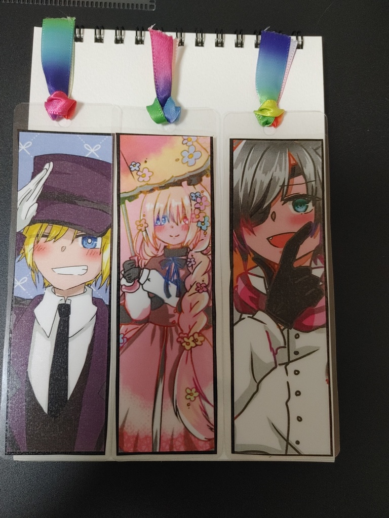 オリキャラしおり　三枚セット