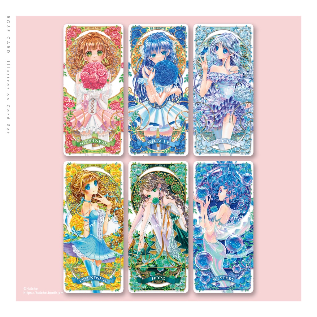 ROSE CARD -薔薇の花言葉カードイラスト集-