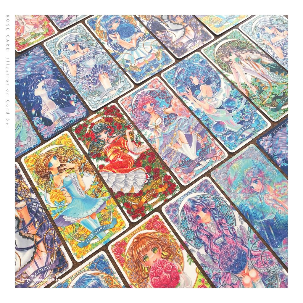 ROSE CARD -薔薇の花言葉カードイラスト集-