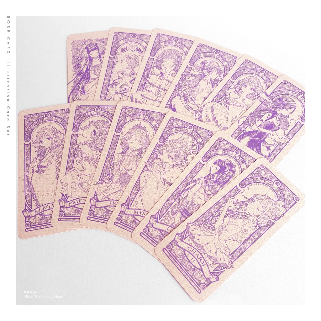 ROSE CARD -薔薇の花言葉カードイラスト集-