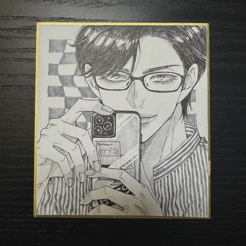 直筆ミニ色紙【3】