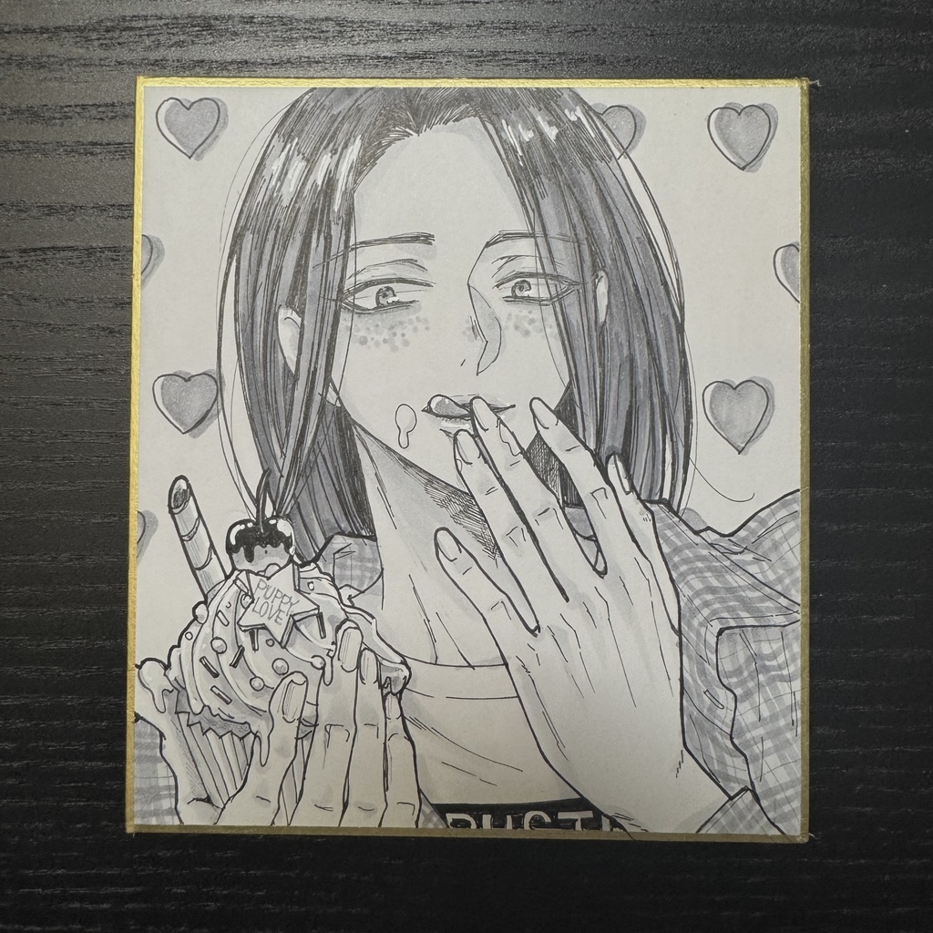 直筆ミニ色紙【4】