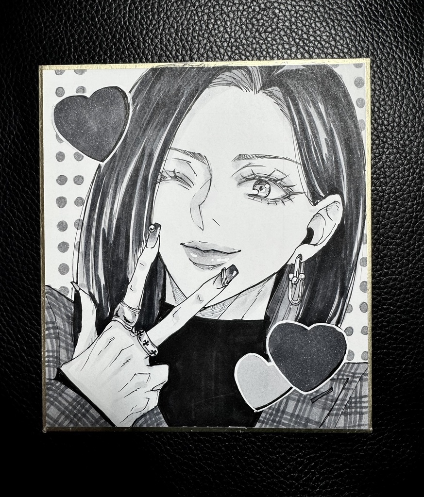 直筆ミニ色紙【10】