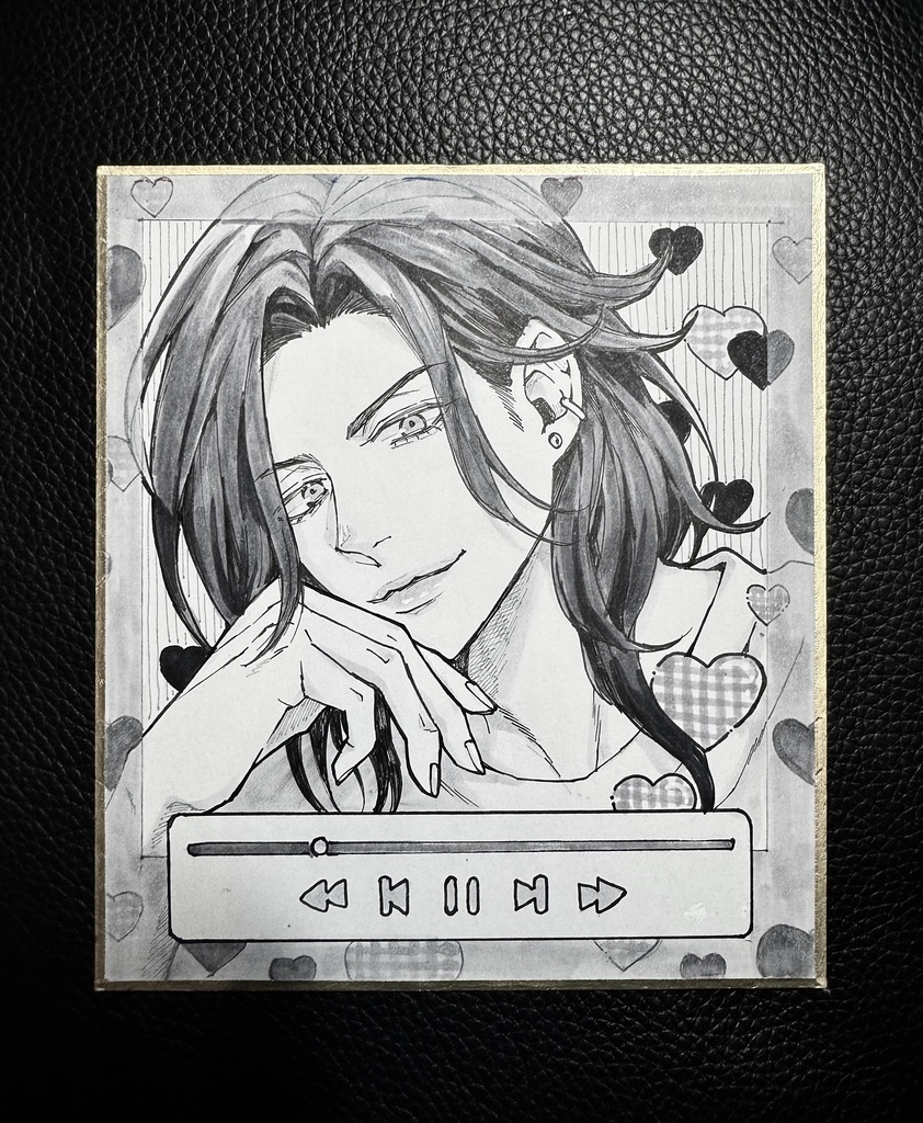 直筆ミニ色紙【13】