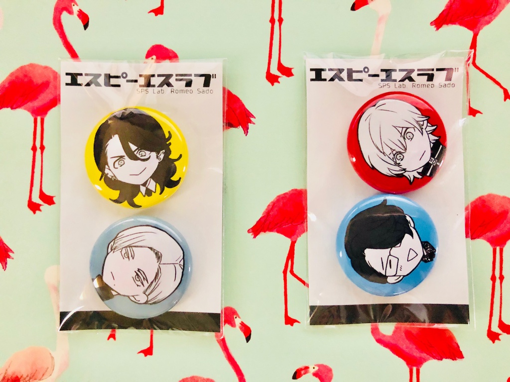 缶バッジ(Caricature)