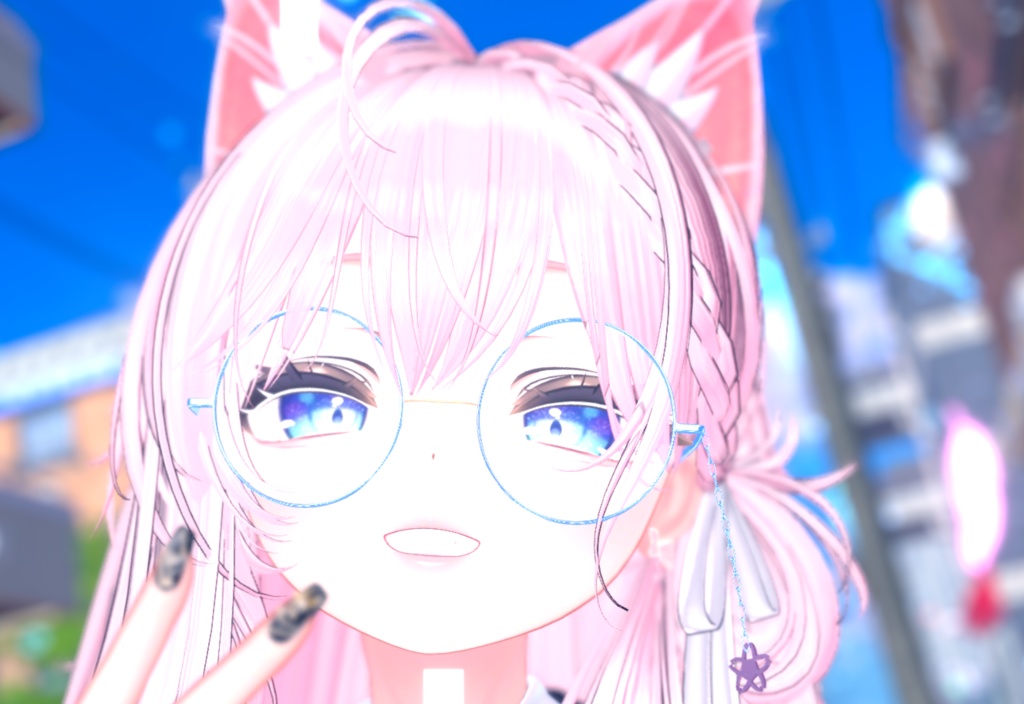 レンズ入り丸めがね