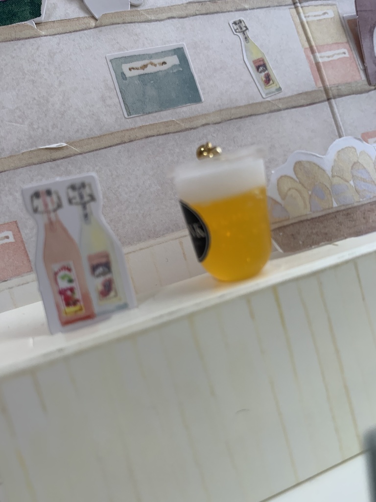 お祭りビールのピアス