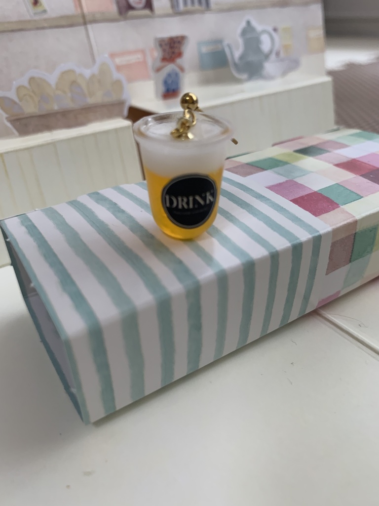 お祭りビールのピアス