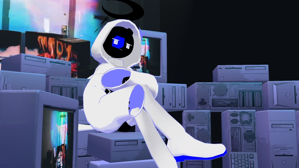 オリジナル3Dモデル「ツキノユウレイ」