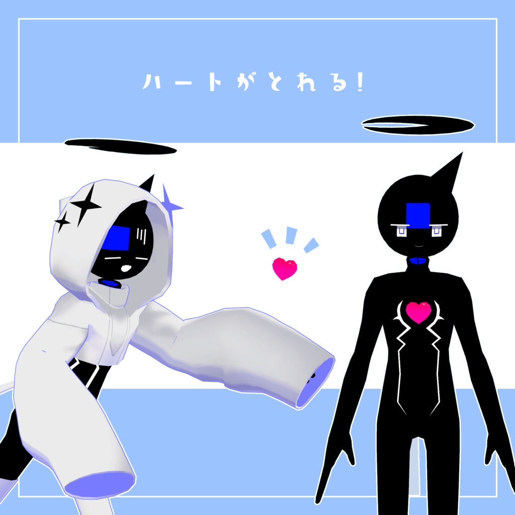 オリジナル3Dモデル「ツキノユウレイ」