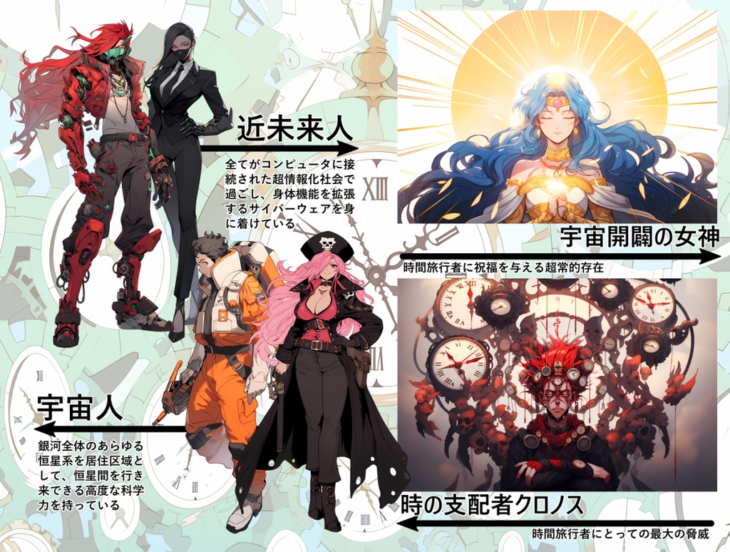 タイムトラベルRPGパストフューチャーパラドックス ルールブック