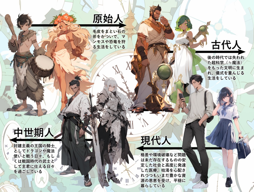 タイムトラベルRPGパストフューチャーパラドックス ルールブック