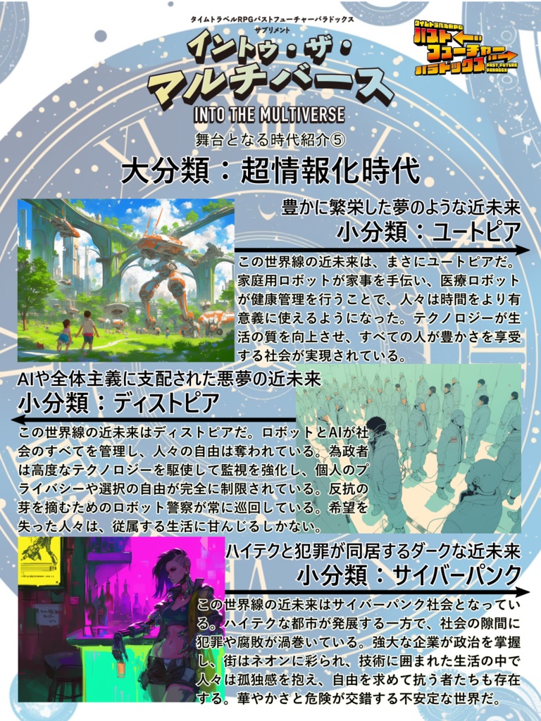 【PDF版】パストフューチャーパラドックス サプリメント イントゥ・ザ・マルチバース