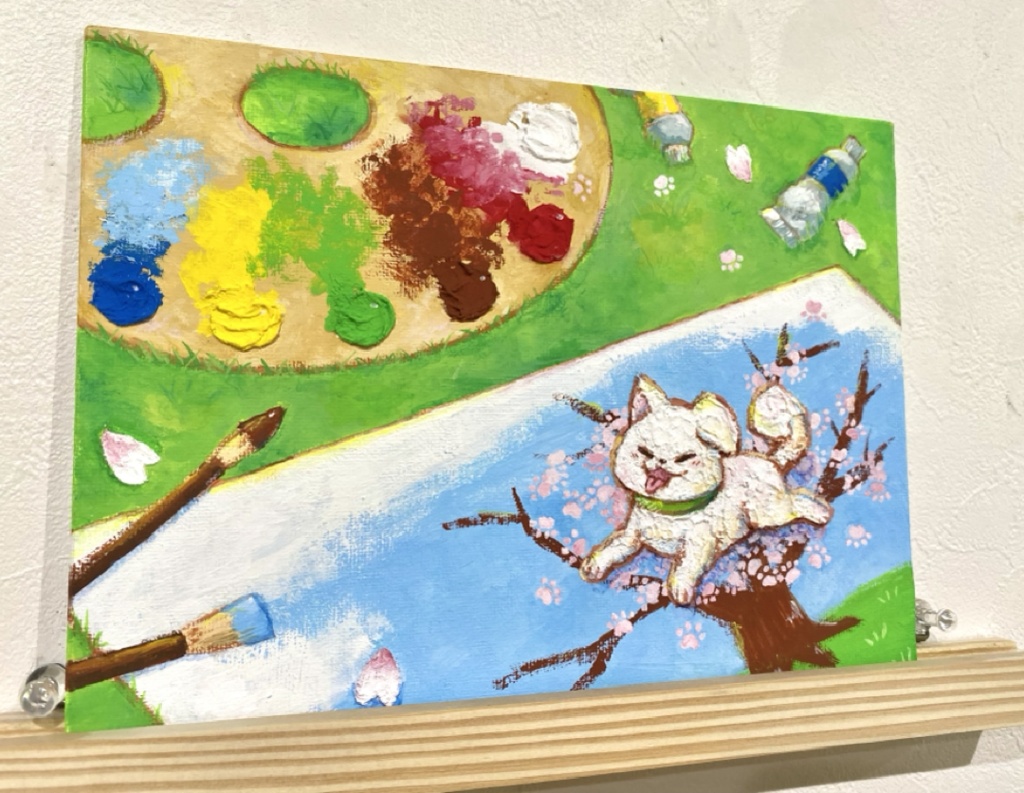 アナログ原画「桜満開」