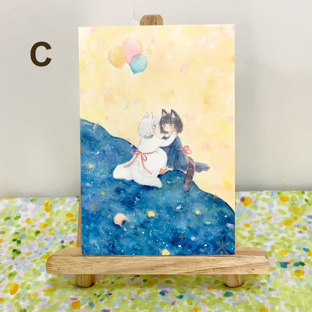 ポストカードA〜D