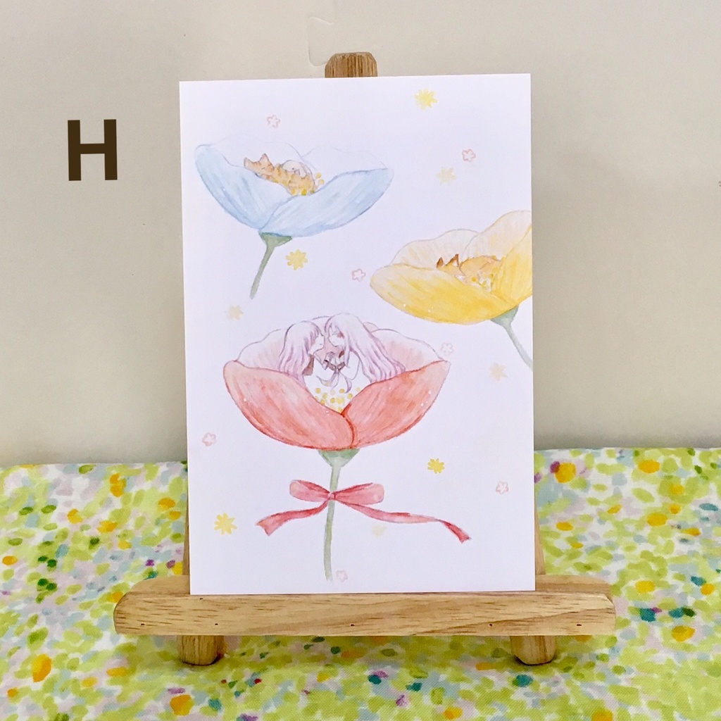 ポストカードE〜H