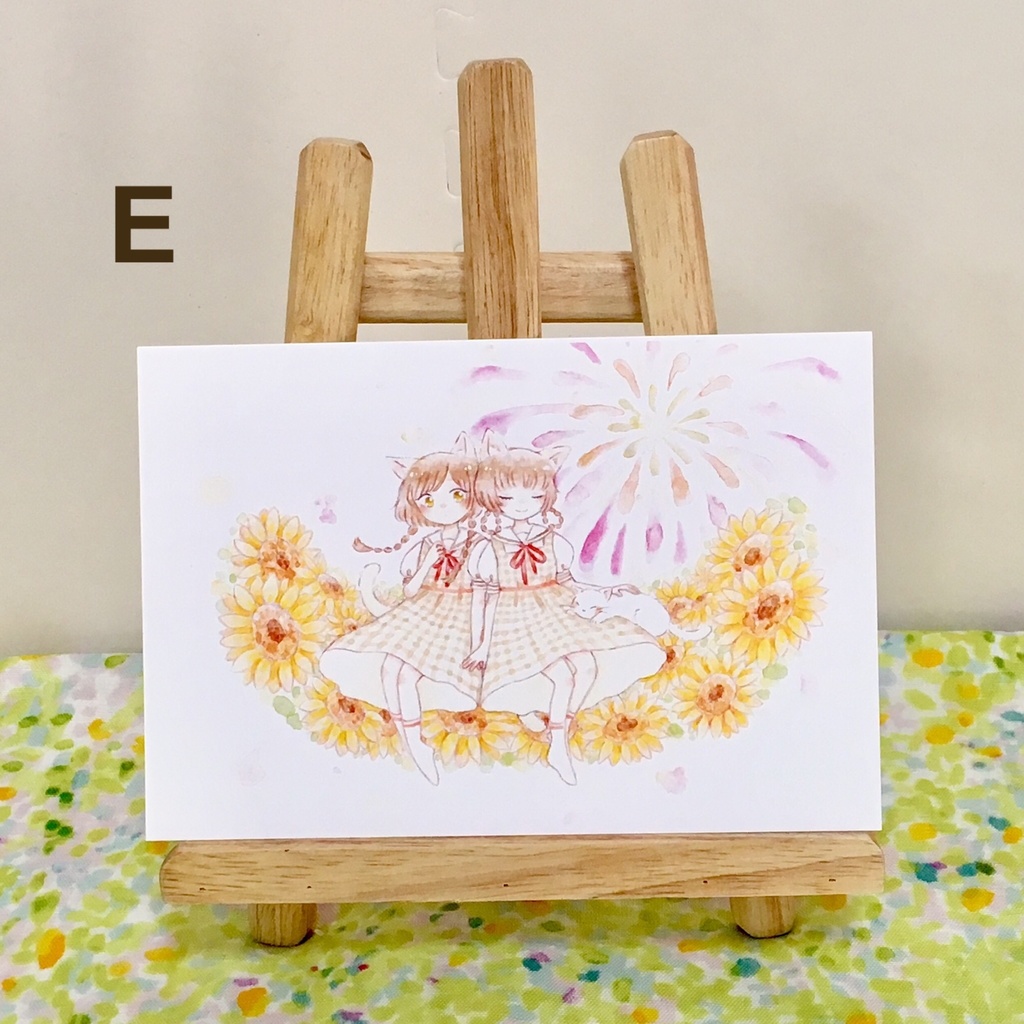 ポストカードE〜H