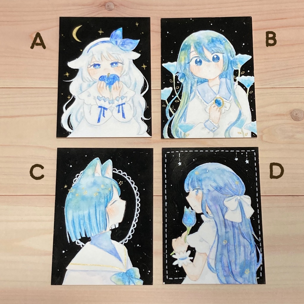 ATC原画【あお展】