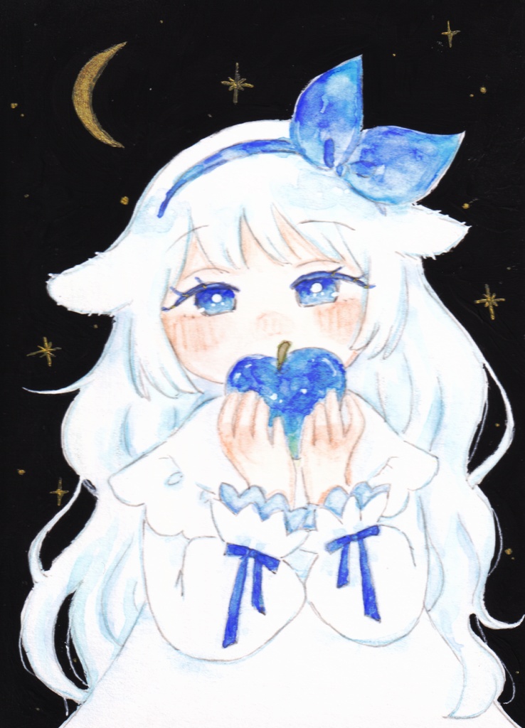 ATC原画【あお展】