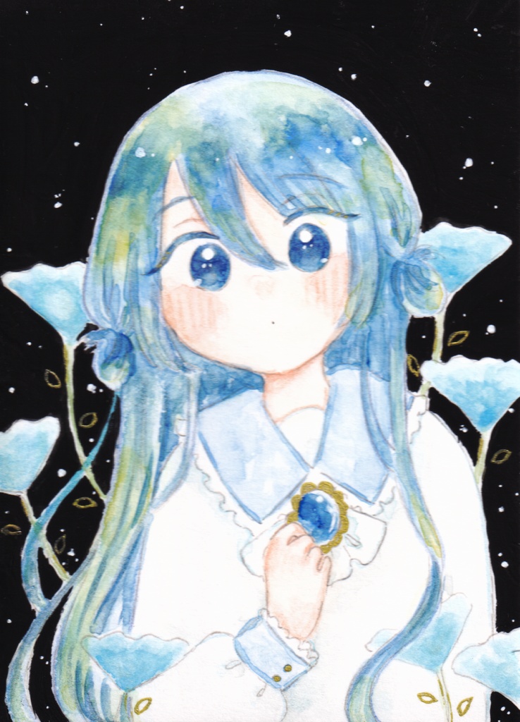 ATC原画【あお展】